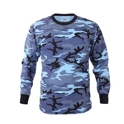 Koszulka z długim rękawem SKY BLUE CAMO