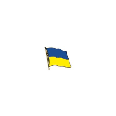Odznaka z powiewającą flagą UKRAINA