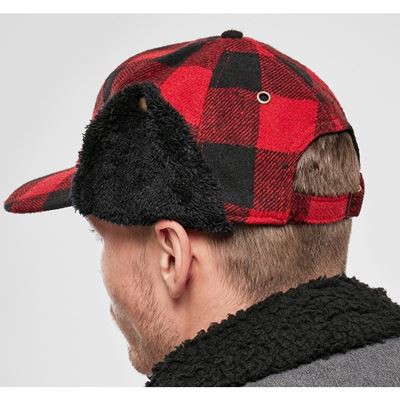 Czapka zimowa Lumberjack CZERWONY/CZARNY