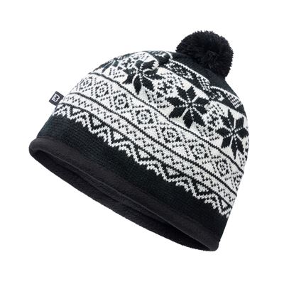 Dzianinowa czapka SNOW CAP BLACK