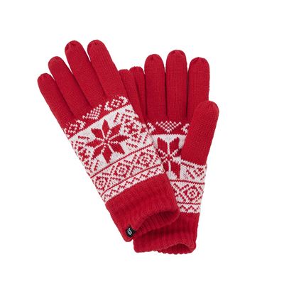 Rękawiczki dziane SNOW RED
