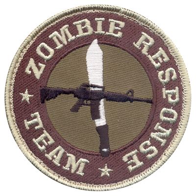 Naszywka ZOMBIE RESPONSE TEAM z rzepem