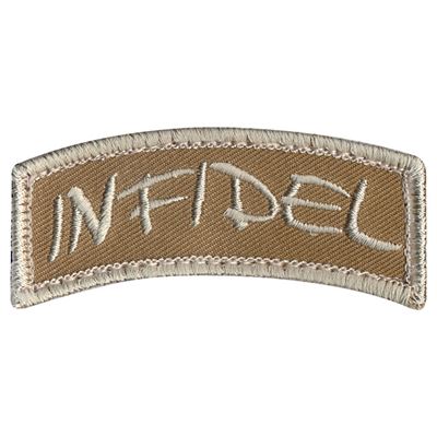 Naszywka INFIDEL z rzepem DESERT