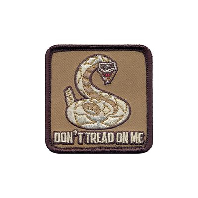 Naszywka DON´T TREAD ON ME z rzepem