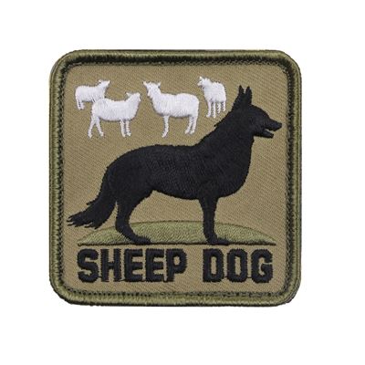 Naszywka SHEEP DOG z rzepem