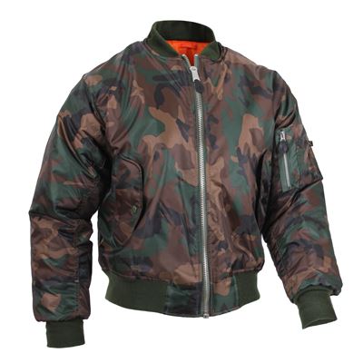 Kurtka ULTRA FORCE MA1 FLIGHT WOODLAND