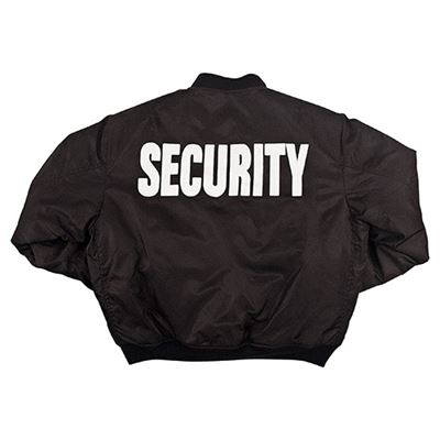 Kurtka SECURITY MA1 FLIGHT CZARNA