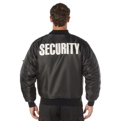 Kurtka SECURITY MA1 FLIGHT CZARNA