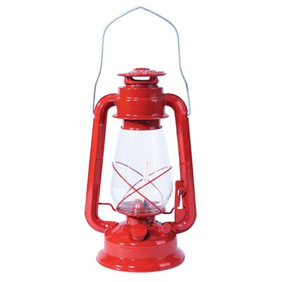 Lampa benzynowa 30 cm CZERWONA