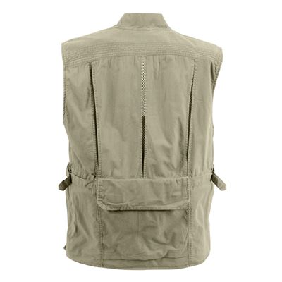 Kamizelka wędkarska DELUXE SAFARI KHAKI