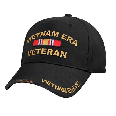 Czapka VIETNAM VETERAN CZARNA