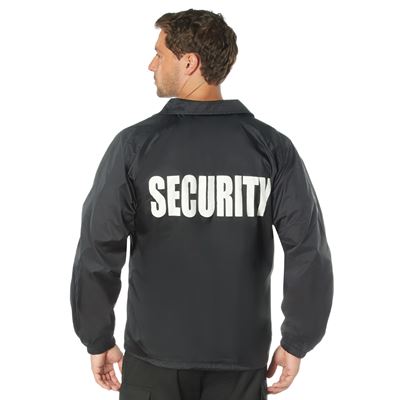 Kurtka SECURITY ENFORCEMENT COACHES CZARNA