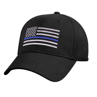 Czapka dziecięca flaga USA z niebieską linią BLACK