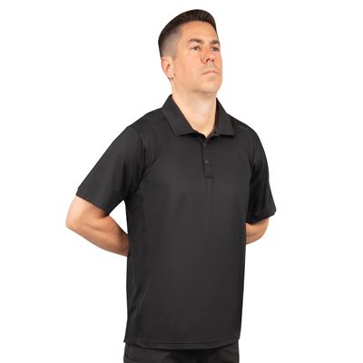 Koszulka polo TACTICAL PERFORMANCE z krótkim rękawem CZARNA ROTHCO 77310 4