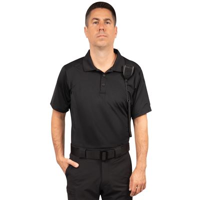 Koszulka polo TACTICAL PERFORMANCE z krótkim rękawem CZARNA ROTHCO 77310 6
