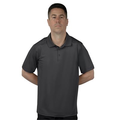 Koszulka polo TACTICAL PERFORMANCE z krótkim rękawem CHARCOAL SZARA