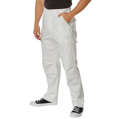 Spodnie BDU BIAŁE ROTHCO 111900 2