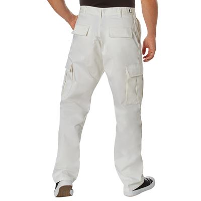 Spodnie BDU BIAŁE ROTHCO 111900 3