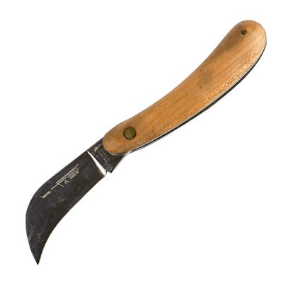 Nóż ogrodniczy zamykany na żabkę WOODEN