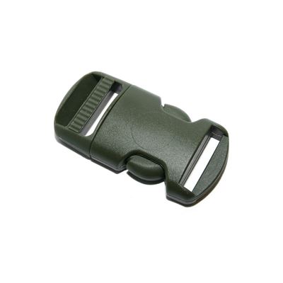 Plastikowa klamra / klips w komplecie 16 mm ZIELONY