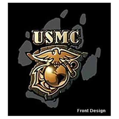 Koszulka USMC BULDOG CZARNA