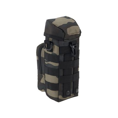 Uchwyt na butelkę 0,5-1 l z paskiem MOLLE DARK CAMO