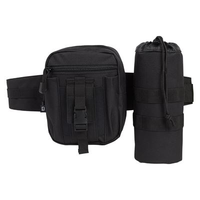 Saszetka ALLROUND z etui na butelkę CZARNA