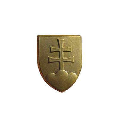 Odznaka SLOVENSKO czapka mosiężna
