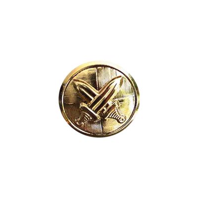 Guzik AČR z emblematem duży 25mm ZŁOTY