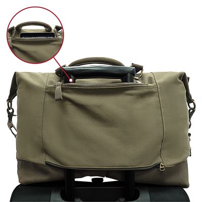 Torba podróżna płócienna CARRY-ON GREEN
