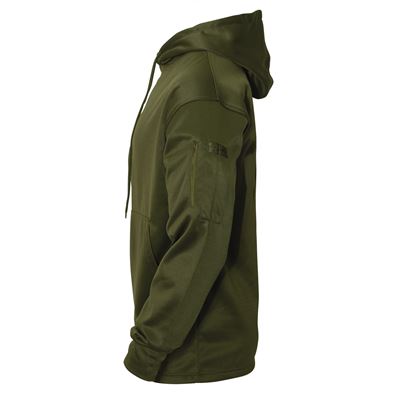 Bluza z kapturem CONCEALED CARRY z flagą USA, ZIELONA