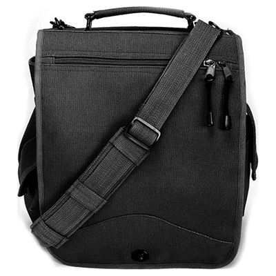 Torba na ramię VINTAGE M-51 30 x 35 x 15 cm CZARNA