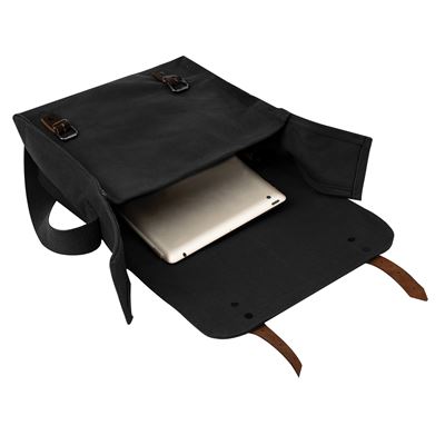 Torba na ramię bawełniana CZARNA