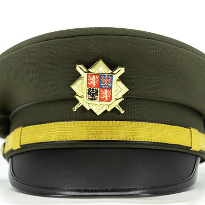 Czapka / Brygadier CS ze złotą odznaką ZIELONA