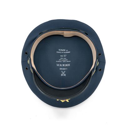 Czapka / czapka typu brigadier AČR wz. 97 dla oficerów, złota naszywka, NIEBIESKA Armia Czeska 816097-DM 2