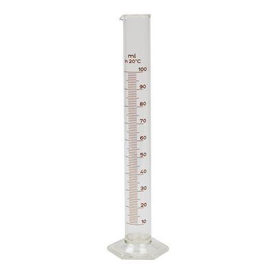 Szklany cylinder miarowy 100 ml