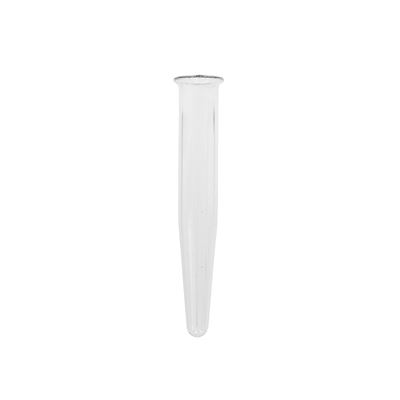 Szklana probówka ze spiczastym dnem w kształcie stożka 10cm/15mm - opakowanie 10 szt