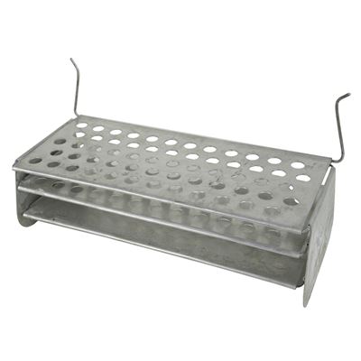 Stojak na małe probówki 60 szt. składany aluminiowy