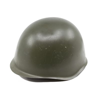 Używany kask AČR vz.80 steel GREEN nylon bib