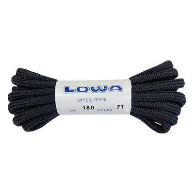 Sznurówki LOWA 180cm CZARNE