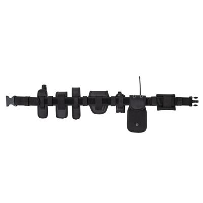 Pas DELUXE MODULAR DUTY z kaburami CZARNY