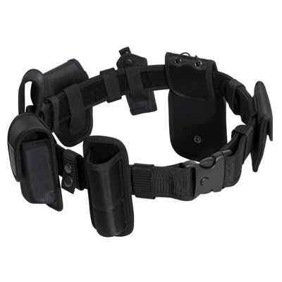 Pas DELUXE MODULAR DUTY z kaburami CZARNY