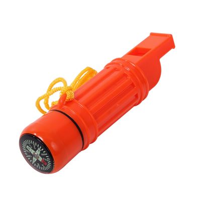 Gwizdek DELUXE SURVIVOR 5w1 POMARAŃCZOWY