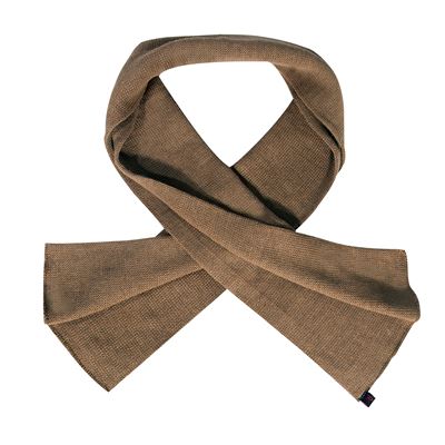 Dwuwarstwowy wełniany szalik COYOTE BROWN