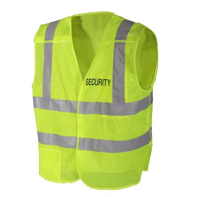 Kamizelka SECURITY odblaskowa ŻÓŁTA