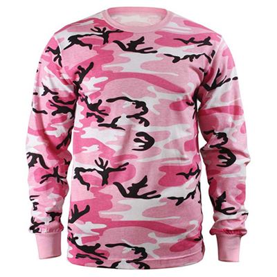 Koszulka z długim rękawem PINK CAMO