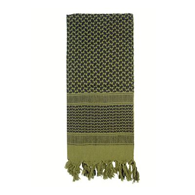 Szalik SHEMAGH 105 x 105 cm OLIVER/BLACK