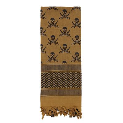Chusta SHEMAGH LEBKY 107 x 107 cm COYOTE