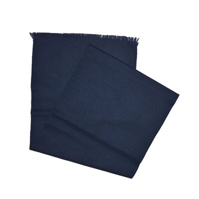 Szalik CZ dzianinowy wełniany NEBESKI