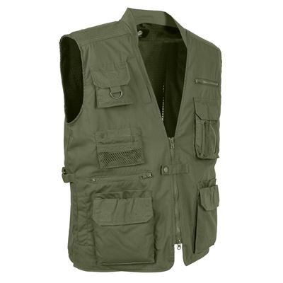 Kamizelka Concealed 27 kieszeni ZIELONA